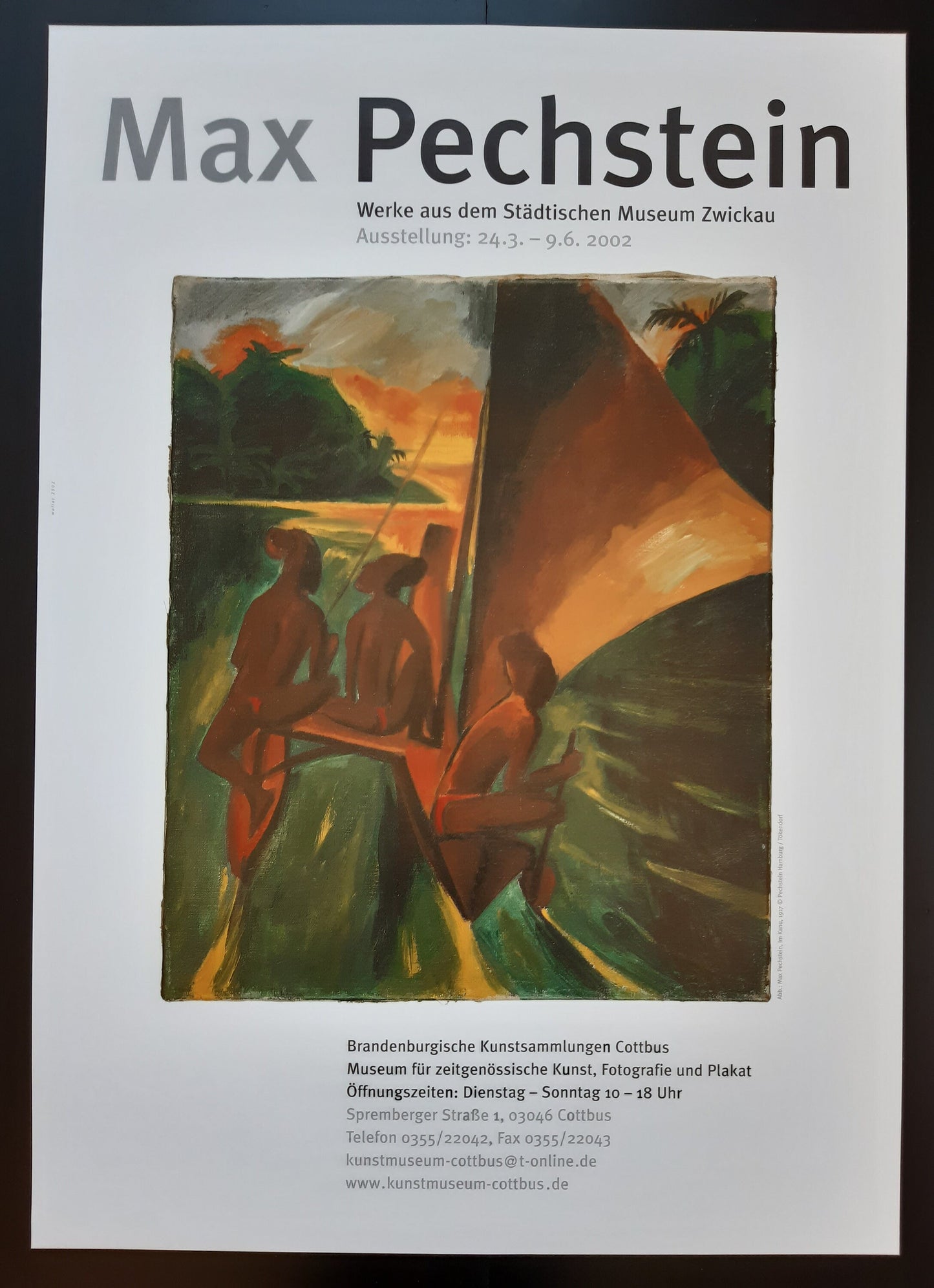 Max Pechstein original art poster - 23.4"×33.1" (59.4×84cm)