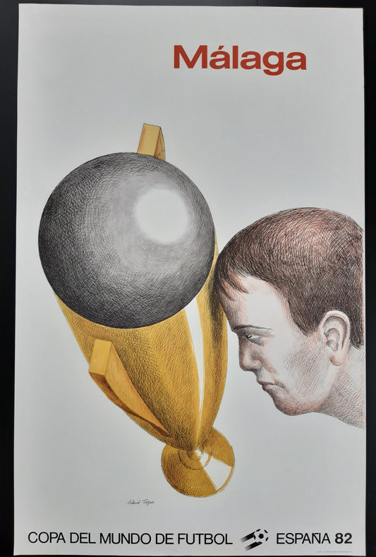 España 1982 Malaga original art poster Roland Topor - 23.6"×37.2" (60×94.5cm)
