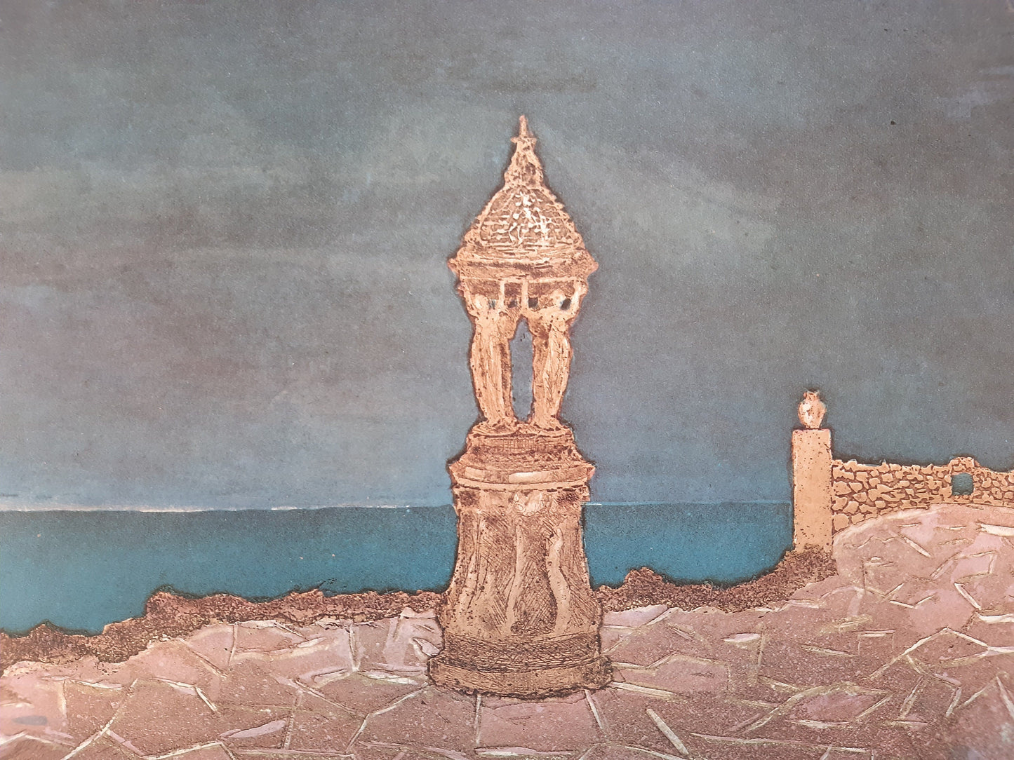 J. J. J. Rigal original art exhibition poster - 13.8"×25.2" (35×64cm)