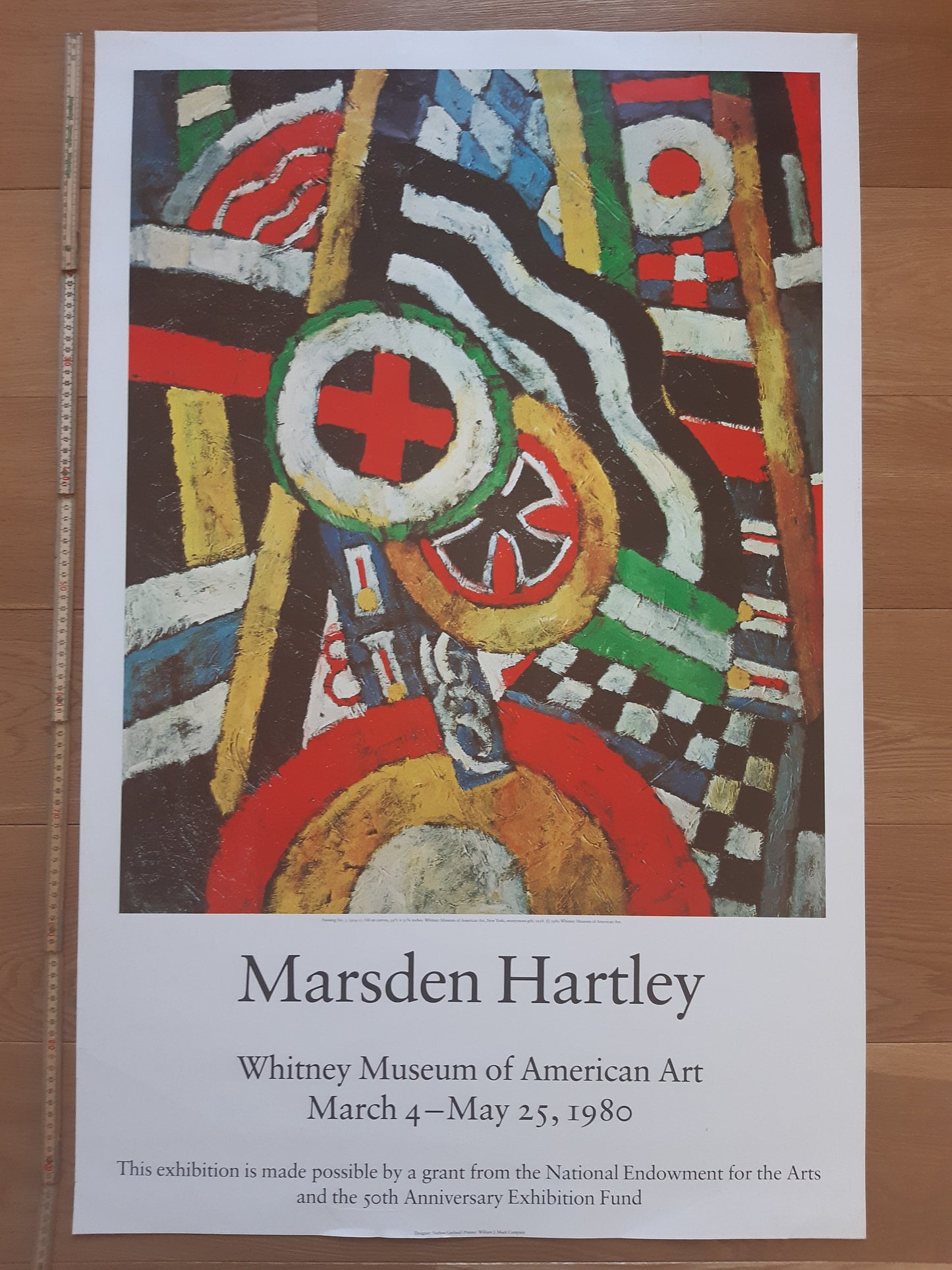 Marsden Hartley original art poster - 27.1"×42.1" (68.8×107cm)