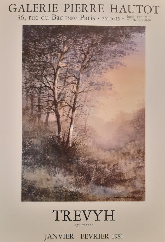 Claude Trevyh original art poster - 19.7"×27.6" (50×70cm)