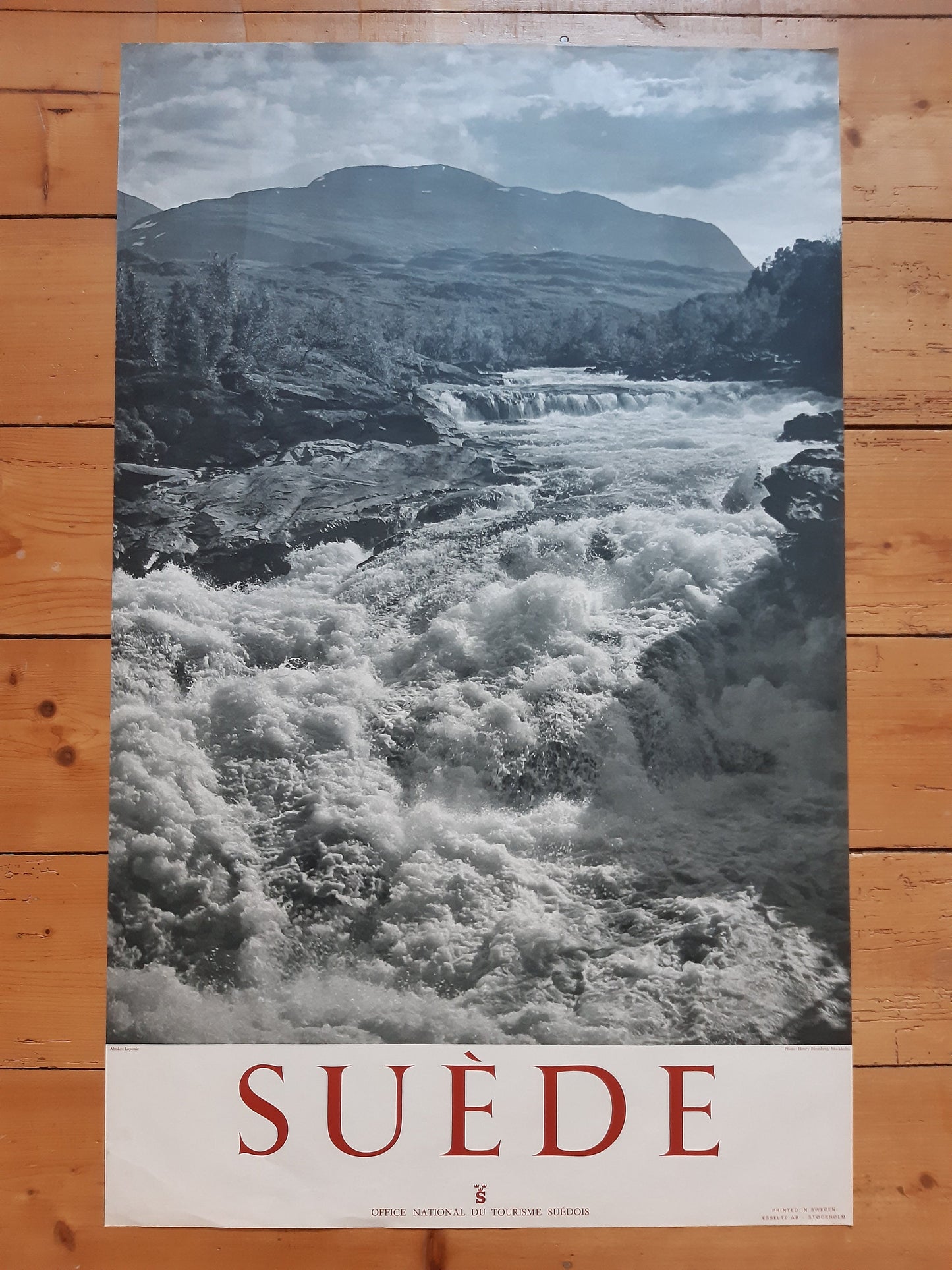 Sweden vintage travel poster Abisko - 24.4"×39.4" (62×100cm)