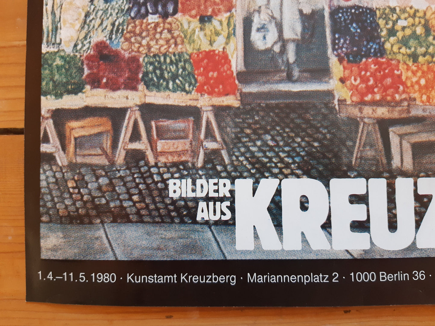Kreuzberg original art exhibition poster - 16.5"×23.6" (42×60cm)