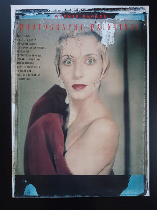 Werner Pawlok photo art exhibition poster - 18.9"×26.2" (48×66.5cm)