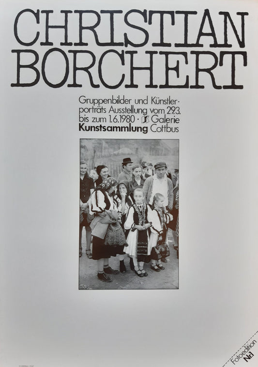 Christian Borchert photo art exhibition poster - 24.0"×33.9" (61×86cm)