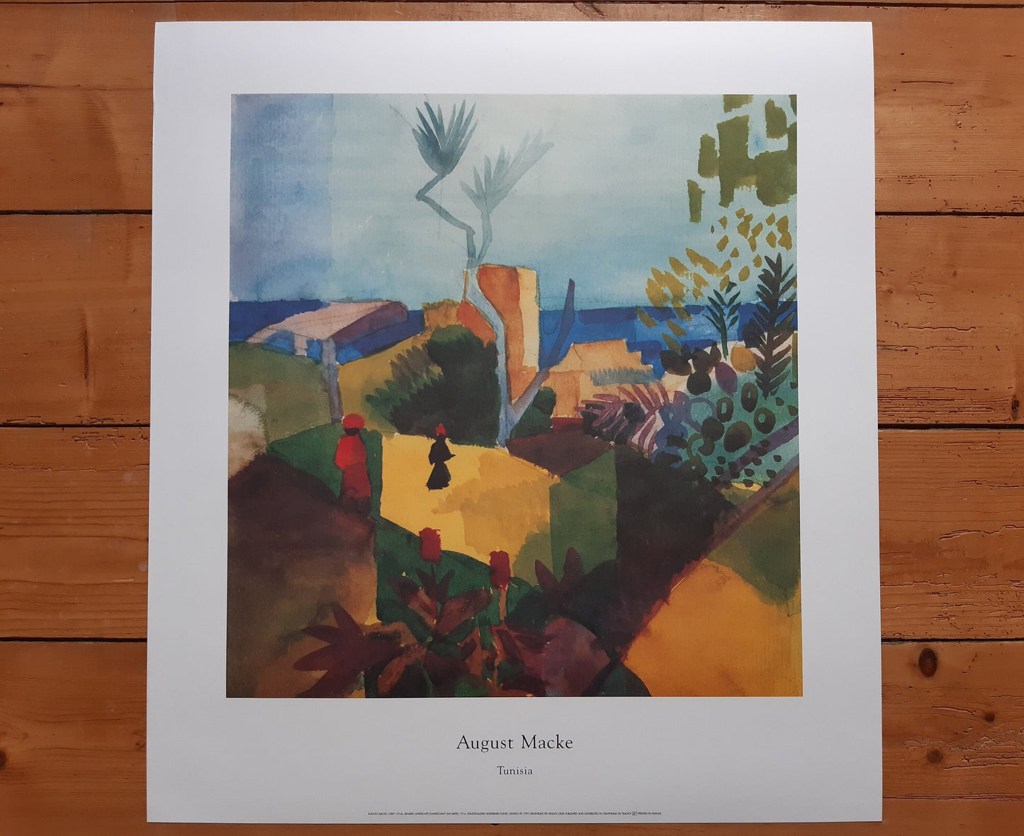 August Macke original art print - 24.0"×26.4" (61×67cm)
