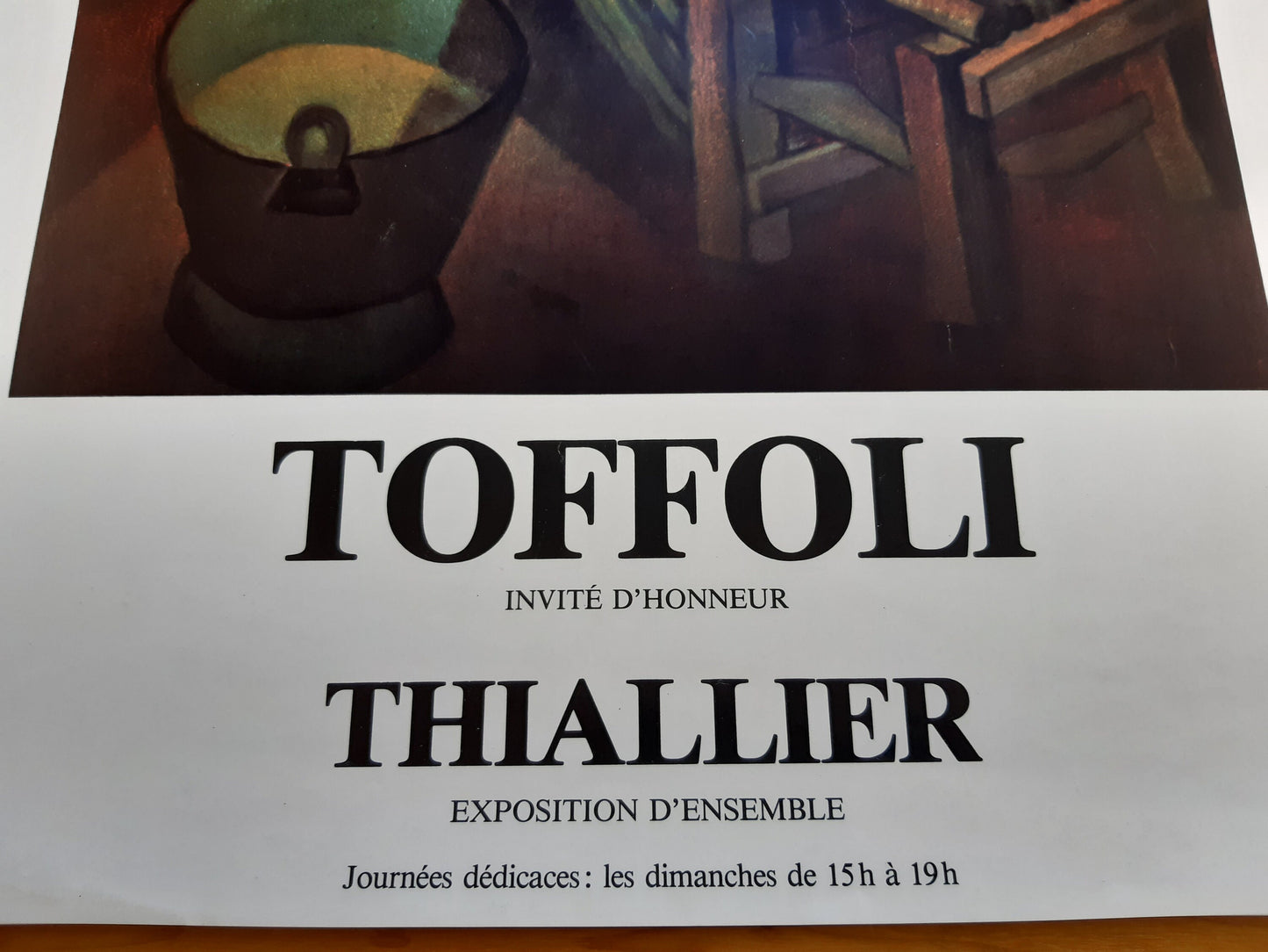 Louis Toffoli original art poster - 14.6"×22.8" (37×58cm)