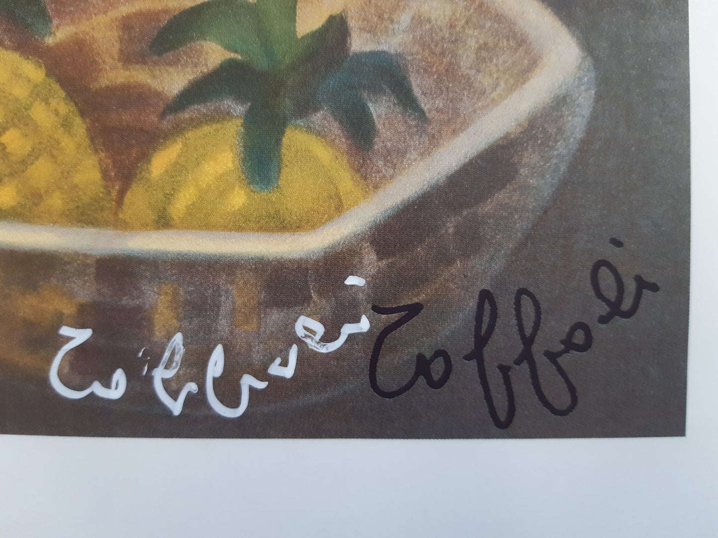 Louis Toffoli original art poster handsigned - 16.5"×24.4" (42×62cm)