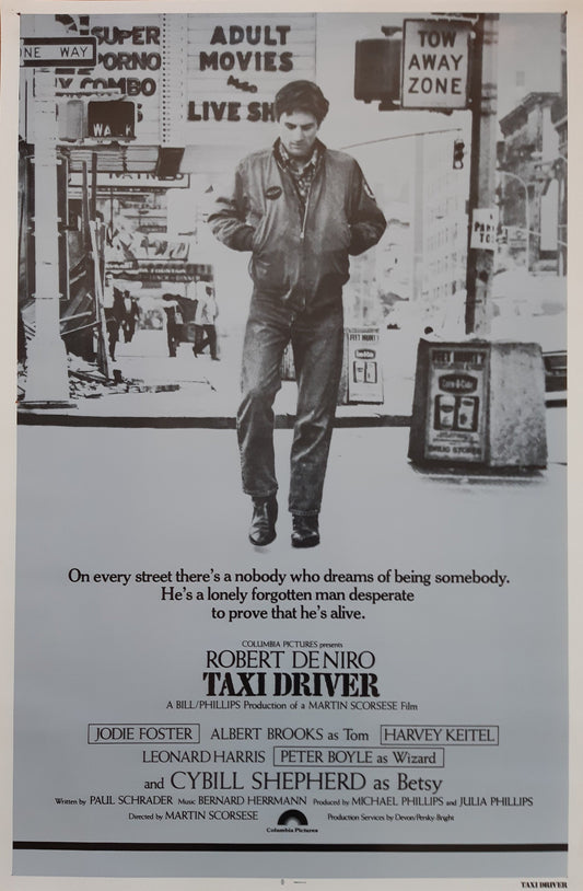 Taxi Driver Movie poster vintage reprint - 26.6"×40.2" (67.5×102cm)