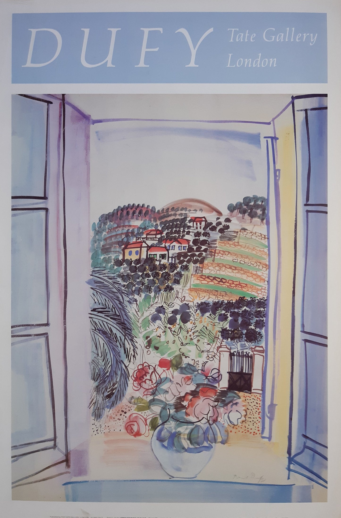 Raoul Dufy original art print - 20.1"×29.9" (51×76cm)