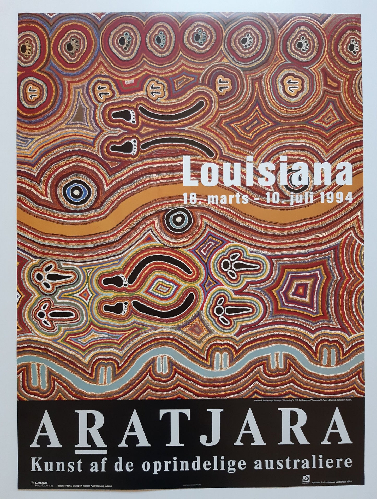 Aratjara Australia museum exhibition poster - 24.4"×33.3" (62×84.5cm)