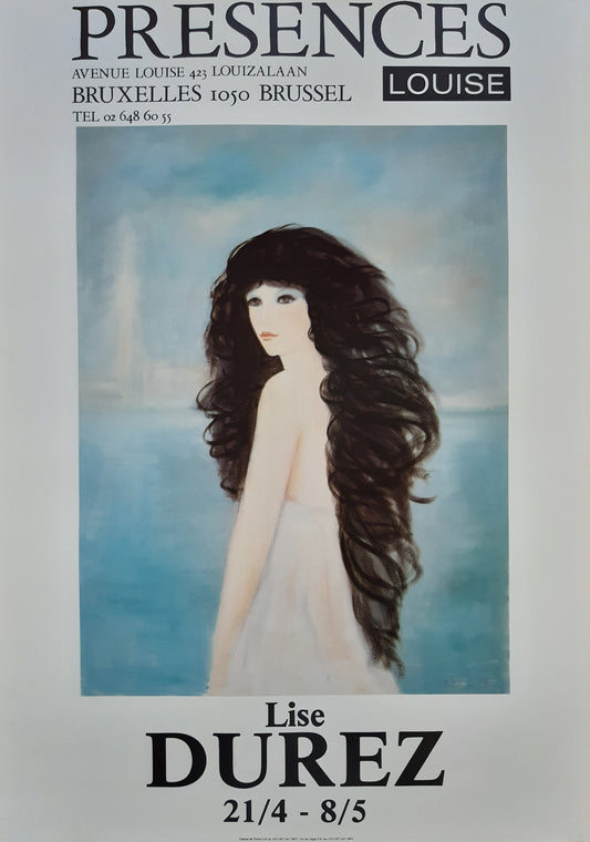Lise Durez original art poster - 19.3"×27.2" (49×69cm)