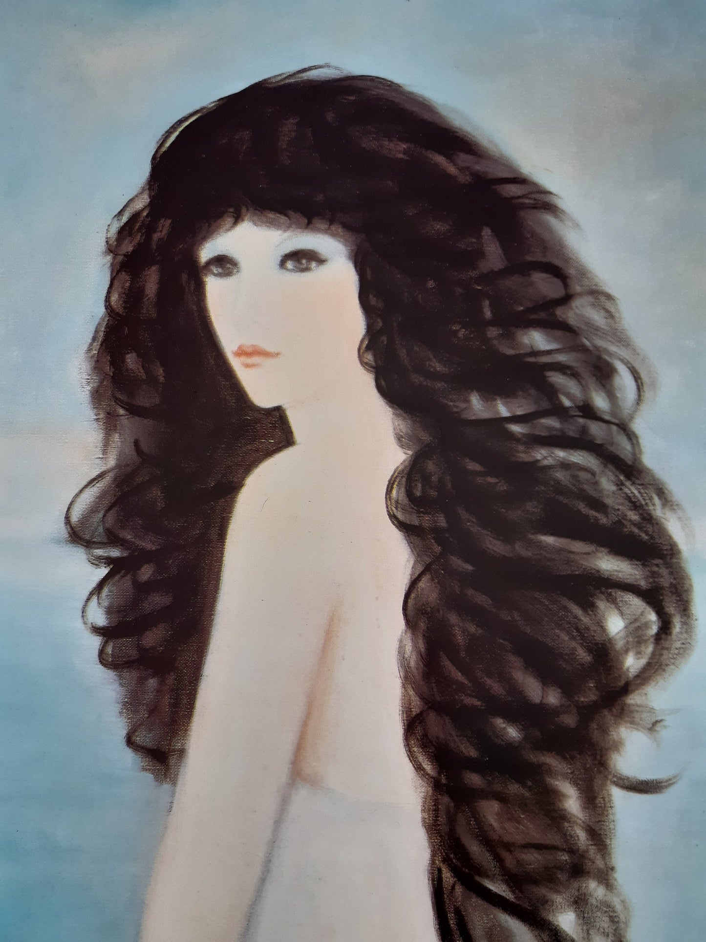 Lise Durez original art poster - 19.3"×27.2" (49×69cm)