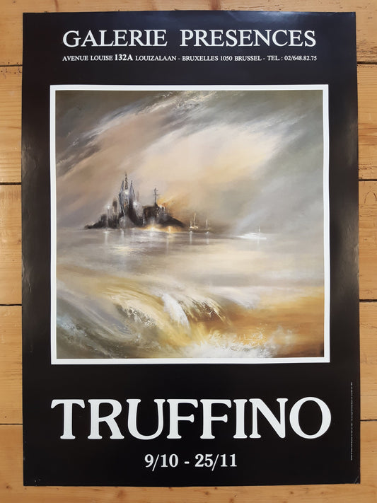Linou Truffino original art poster - 19.8"×28.0" (50.3×71cm)