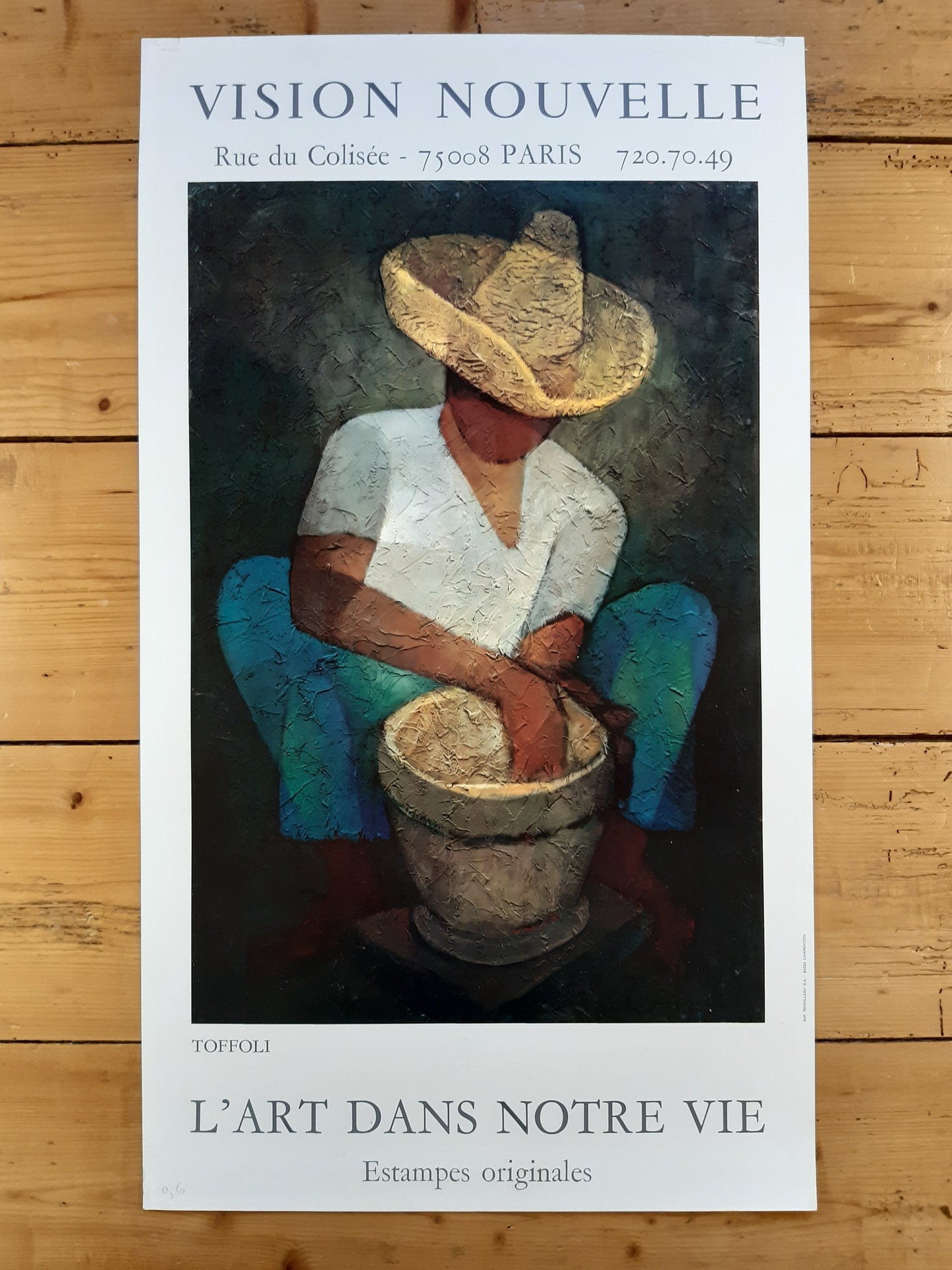 Louis Toffoli original art poster - 15.7"×27.6" (40×70cm)