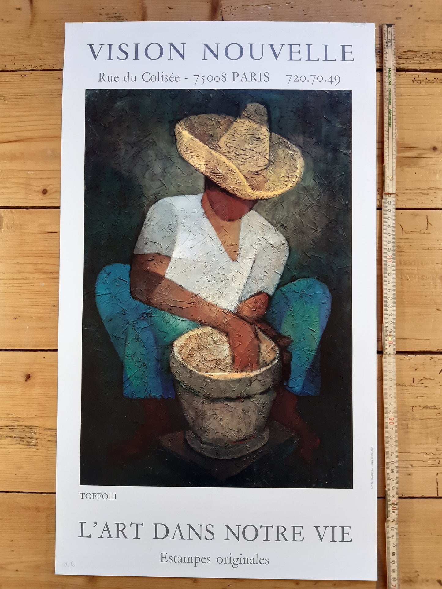 Louis Toffoli original art poster - 15.7"×27.6" (40×70cm)