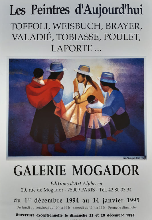 Louis Toffoli original art poster - 17.7"×25.6" (45×65cm)