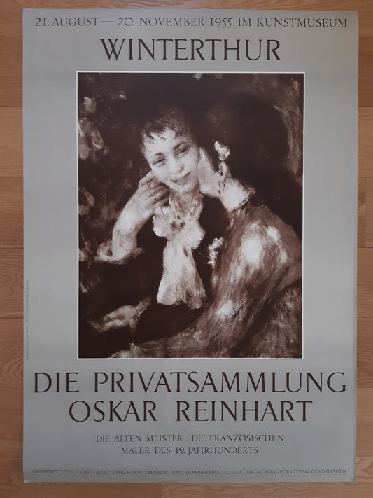 Renoir original museum poster - 35.6"×50.4" (90.3×128cm)