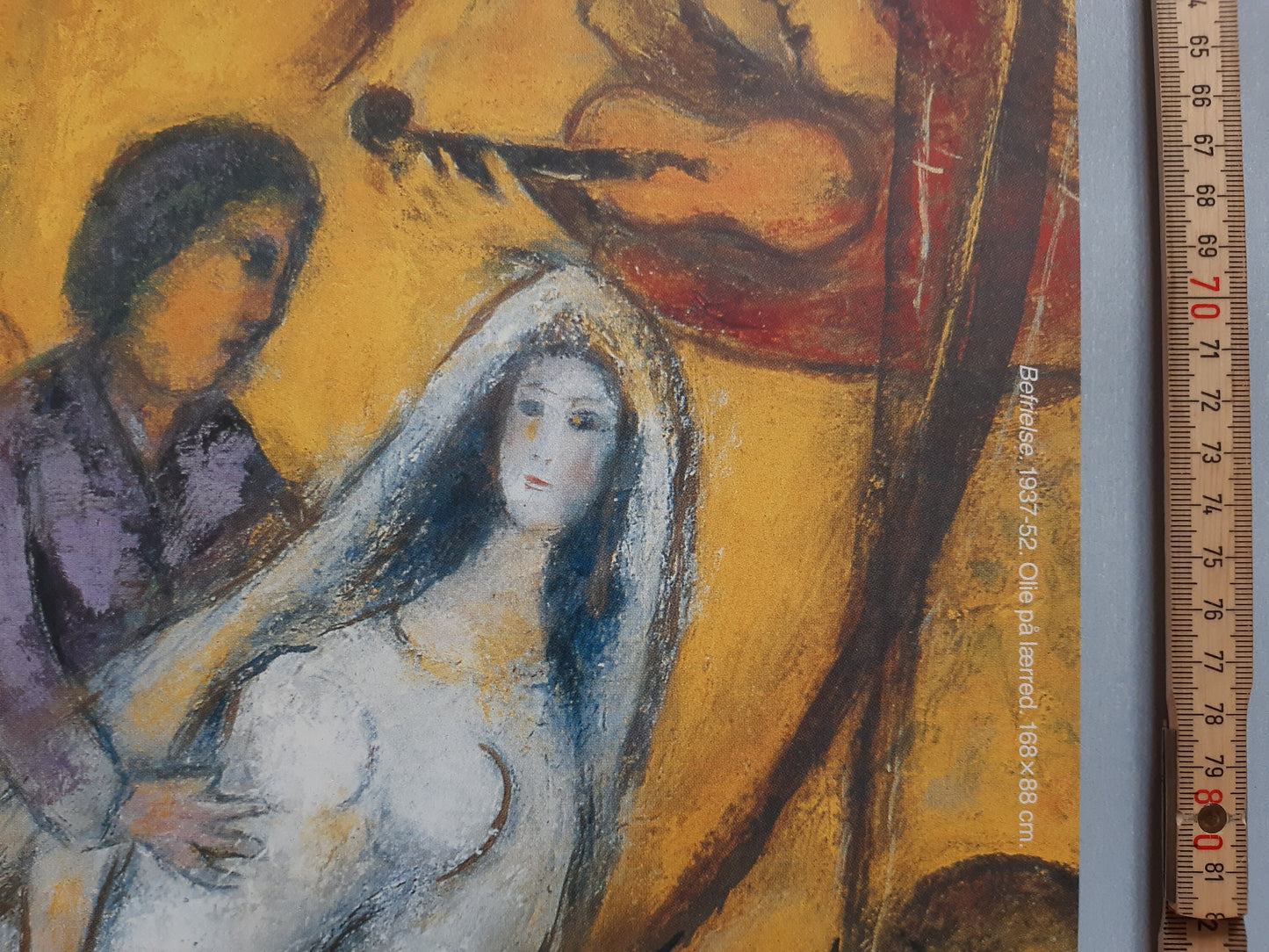 Marc Chagall original art poster - 24.4"×47.0" (62×119.5cm)