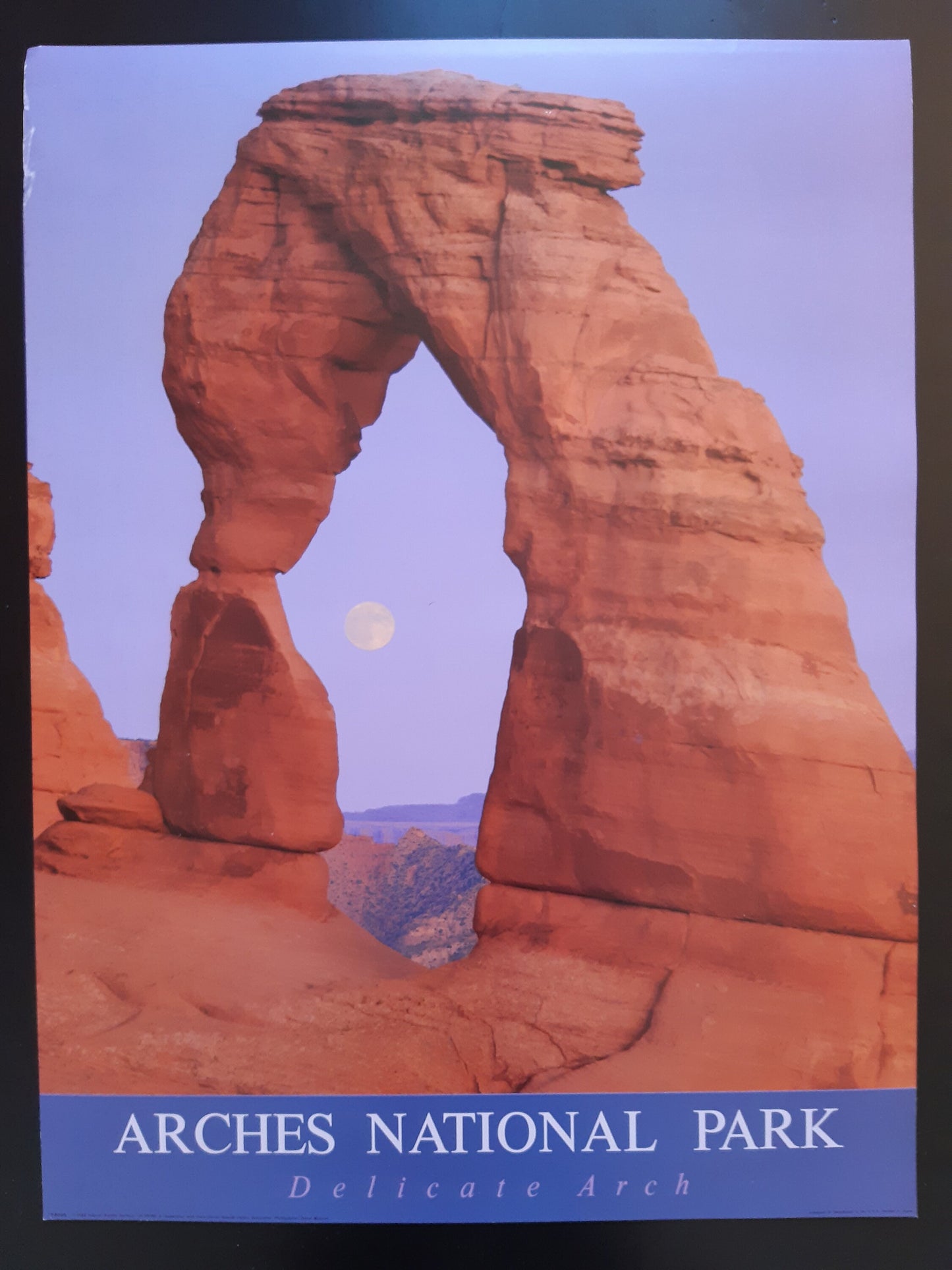 Arches National Park travel poster - 23.8"×17.9" (60.5×45.5cm)