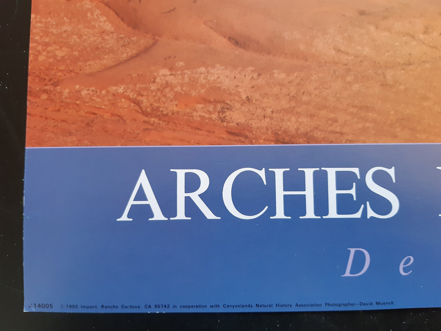 Arches National Park travel poster - 23.8"×17.9" (60.5×45.5cm)