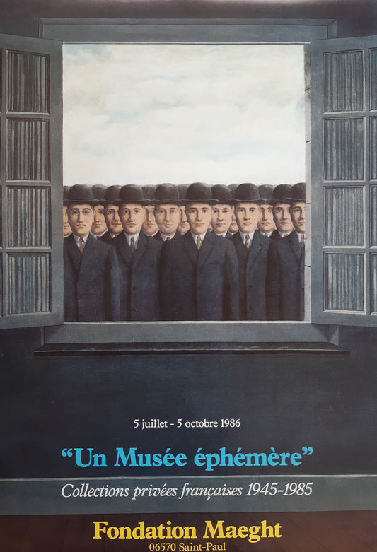 Rene Magritte original art poster - 19.7"×28.3" (50×72cm)