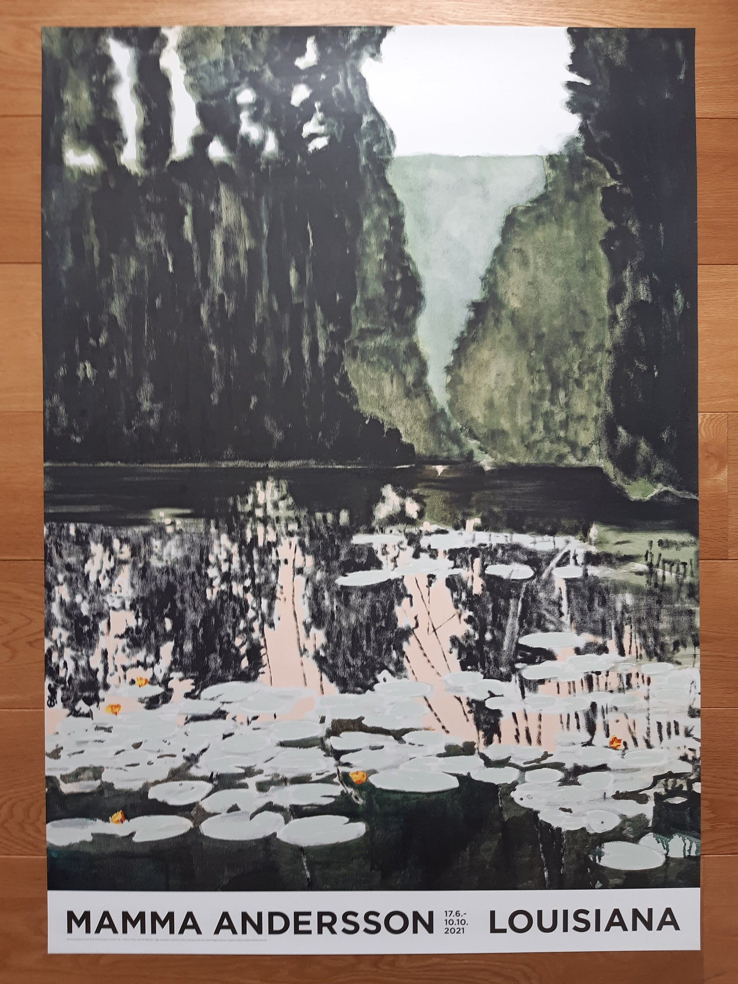 Mamma Andersson large art exhibition poster - 33.1"×46.7" (84×118.5cm)