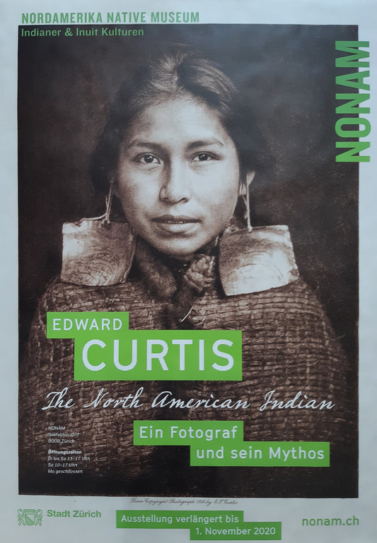 Edward Curtis photo poster - 35.4"×50.4" (90×128cm)