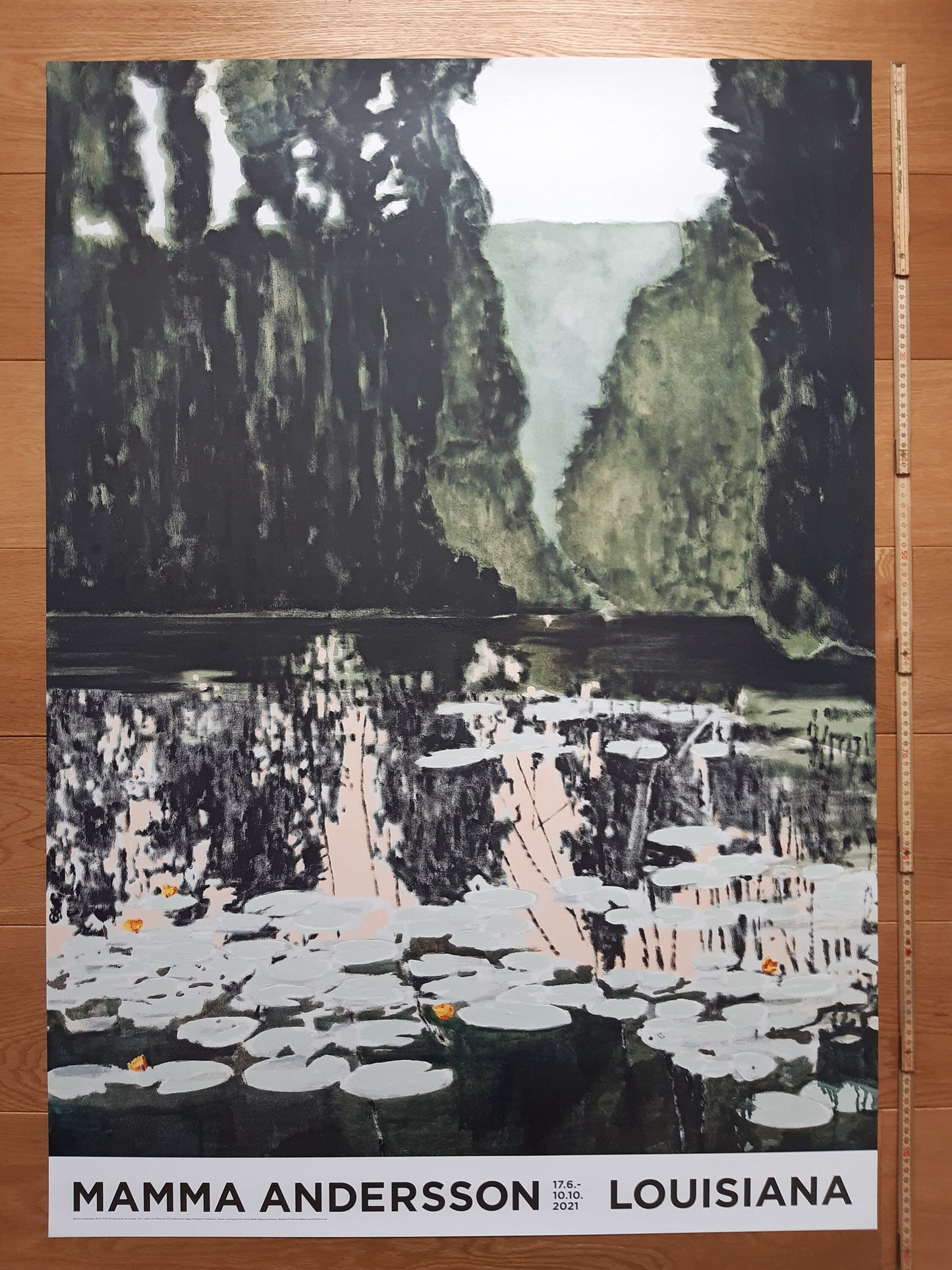 Mamma Andersson large art exhibition poster - 33.1"×46.7" (84×118.5cm)