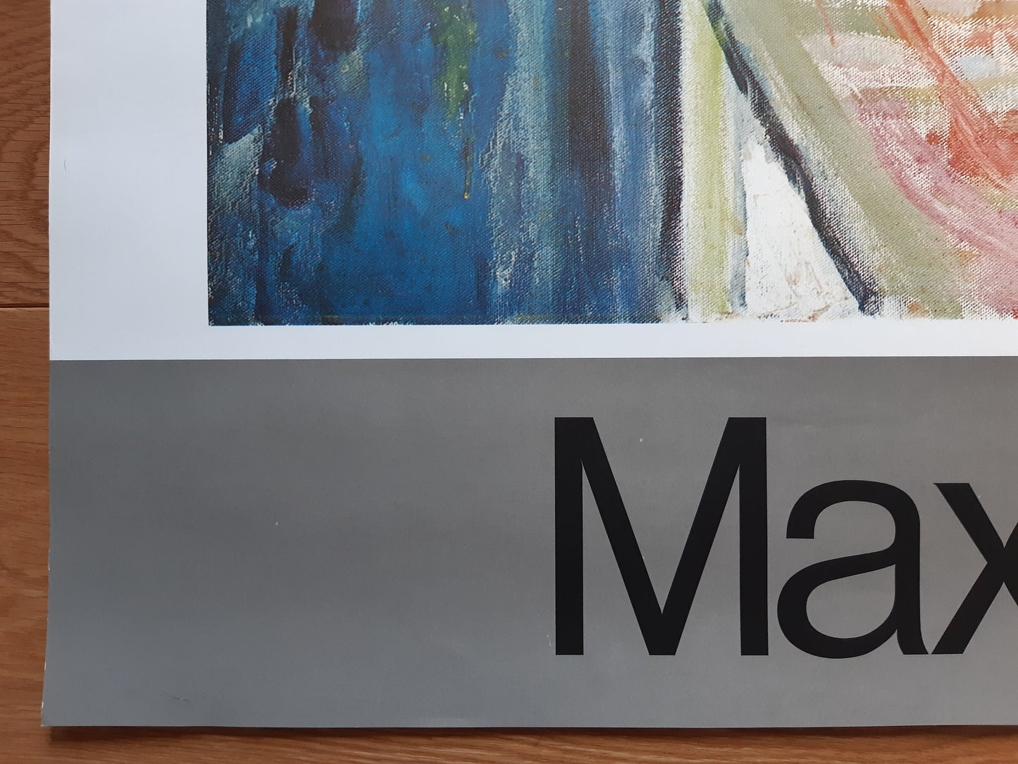 Max Gubler art exhibition poster - 35.4"×50.4" (90×128cm)