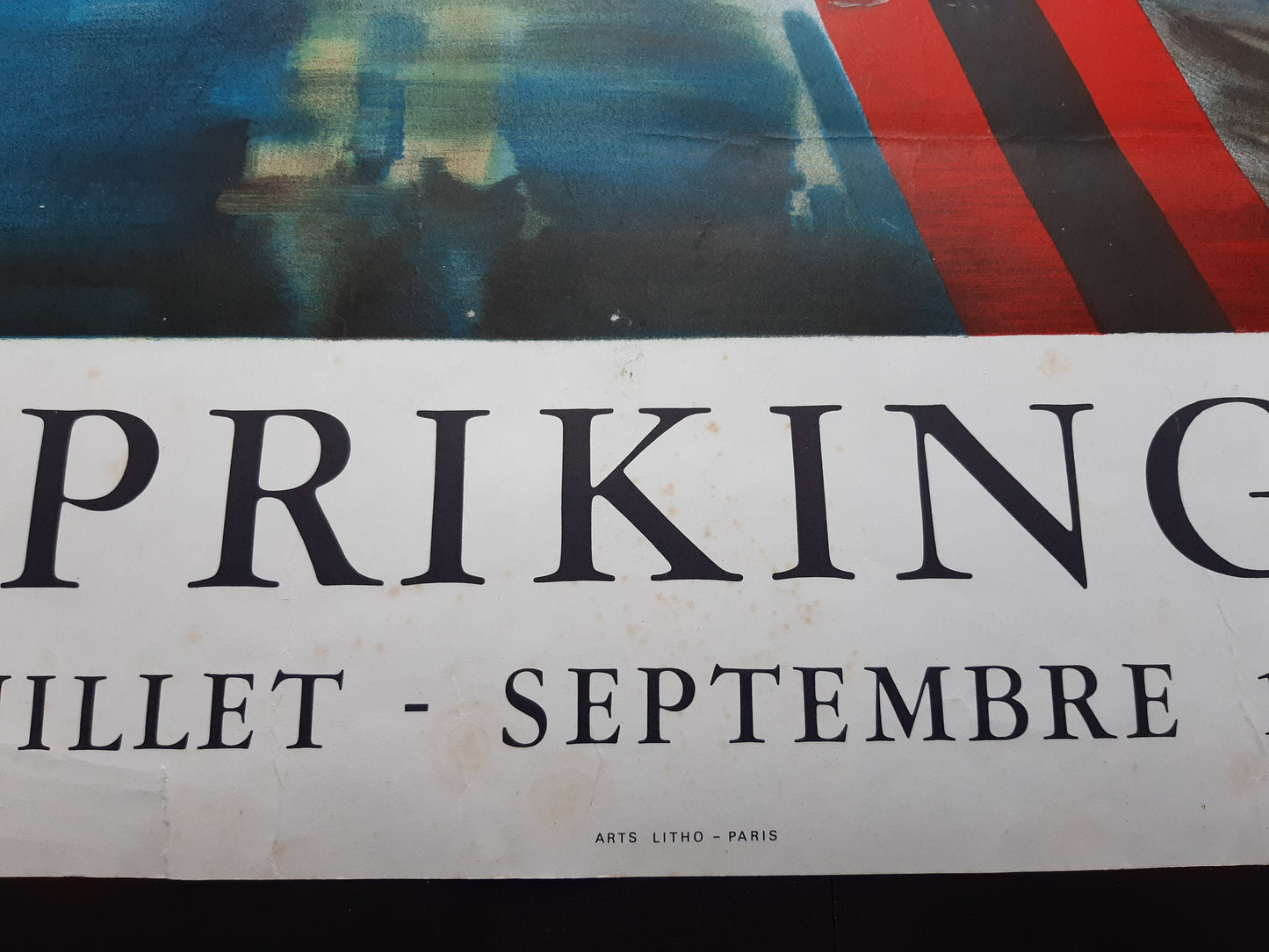 Franz Priking art exhibition poster - 21.9"×33.9" (55.5×86cm)