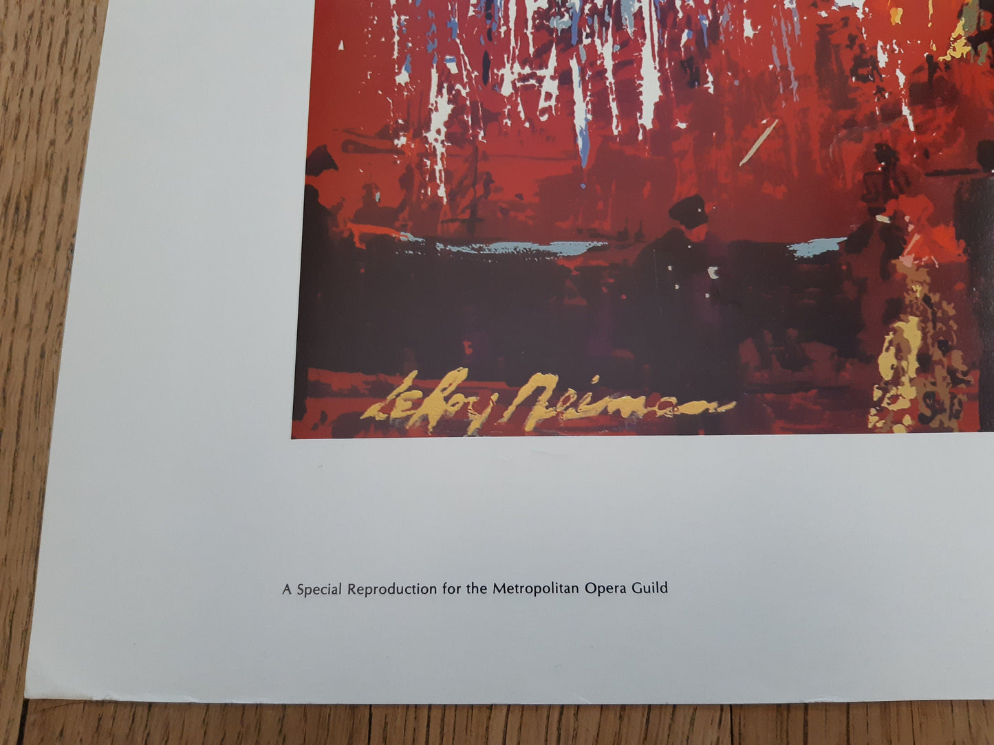 Leroy Neiman original art poster folded - 29.5"×25.2" (75×64cm)