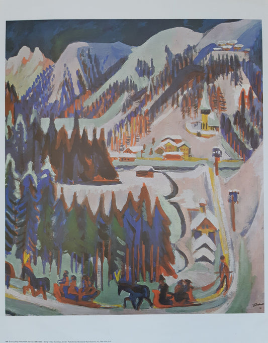 E. L. Kirchner vintage art print - 22.6"×28.5" (57.5×72.5cm)