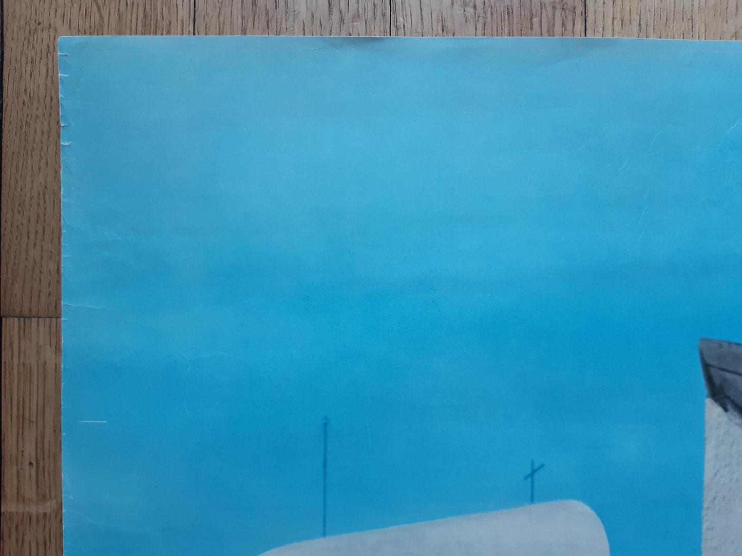 Le Corbusier original art poster used - 24.4"×39.0" (62×99cm)