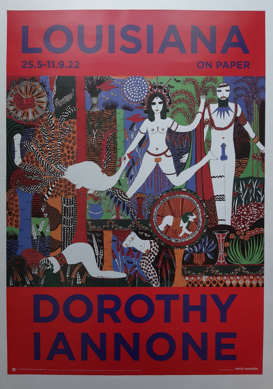 Dorothy Iannone art exhibition poster - 23.4"×33.1" (59.4×84cm)