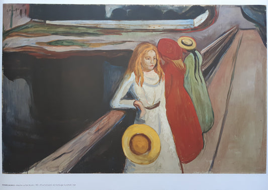 Edvard Munch original art print - 39.4"×27.6" (100×70cm)