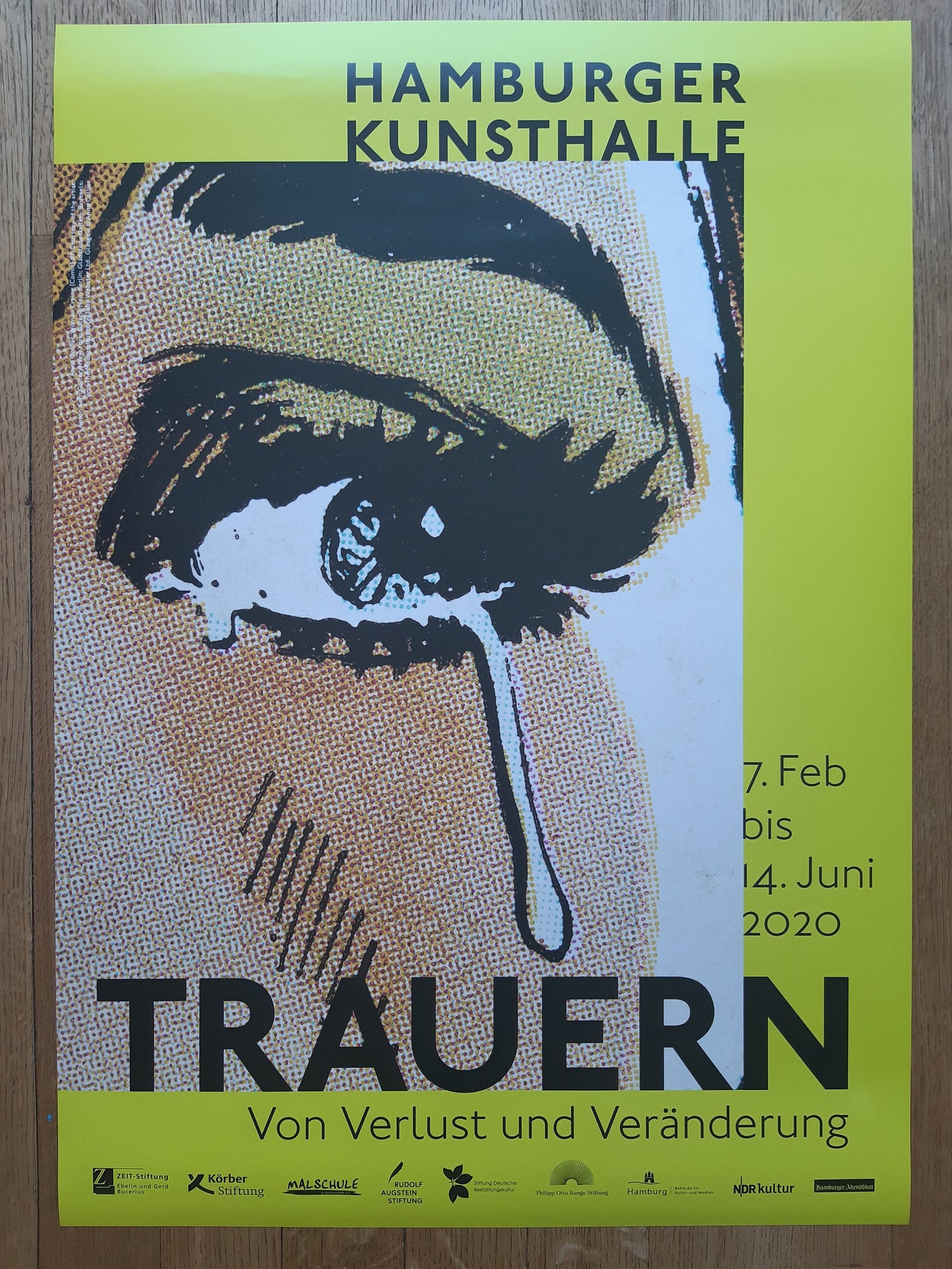 Arne Collier art exhibition poster - 23.4"×33.1" (59.4×84cm)