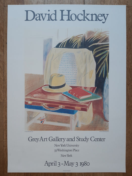 David Hockney original art poster - 19.7"×28.0" (50×71cm)