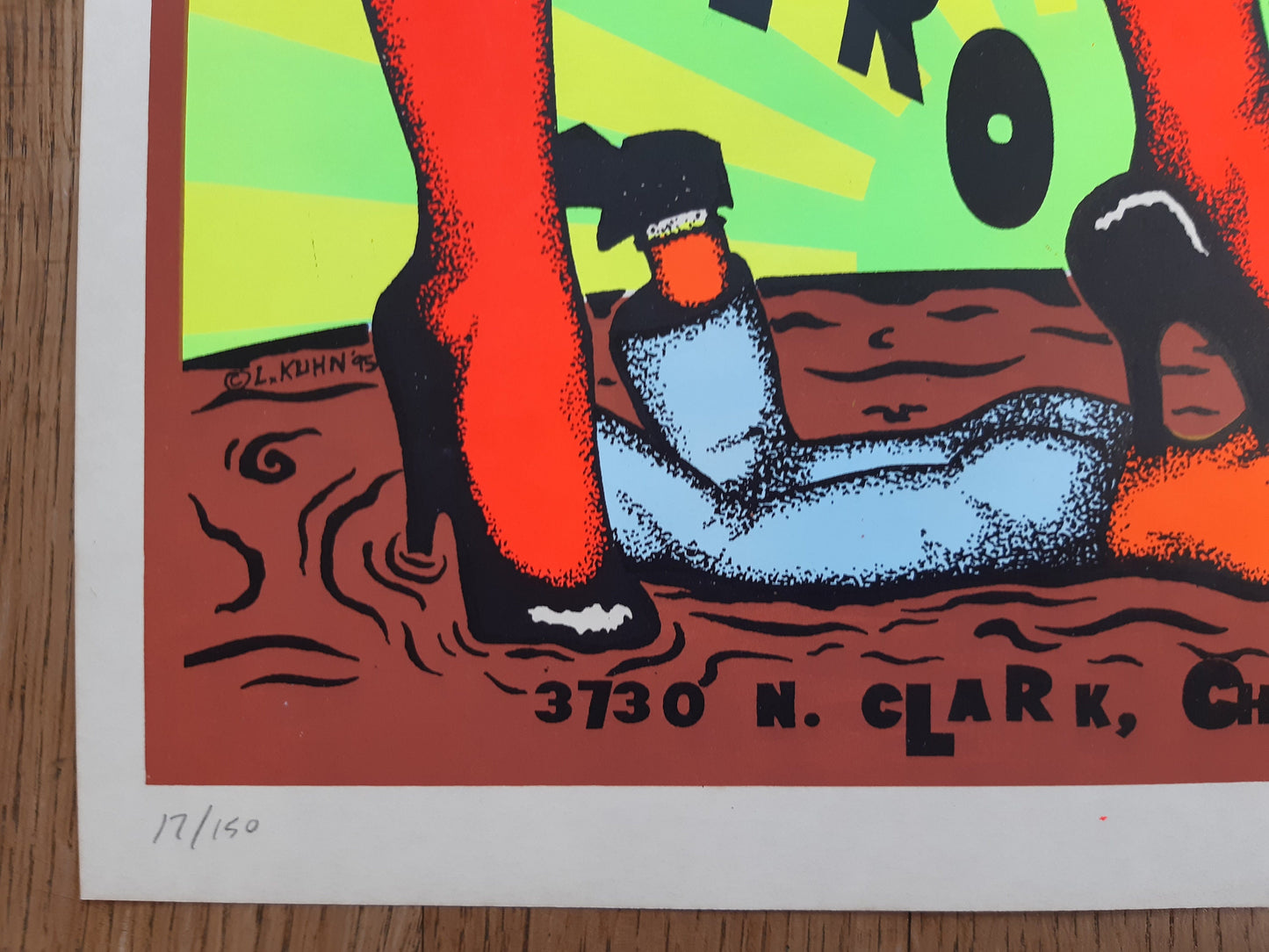Lindsey Kuhn original signed poster - 14.1"×22.8" (35.8×58cm)