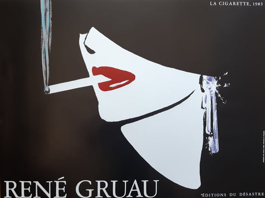 René Gruau original art poster - 31.2"×23.6" (79.2×60cm)