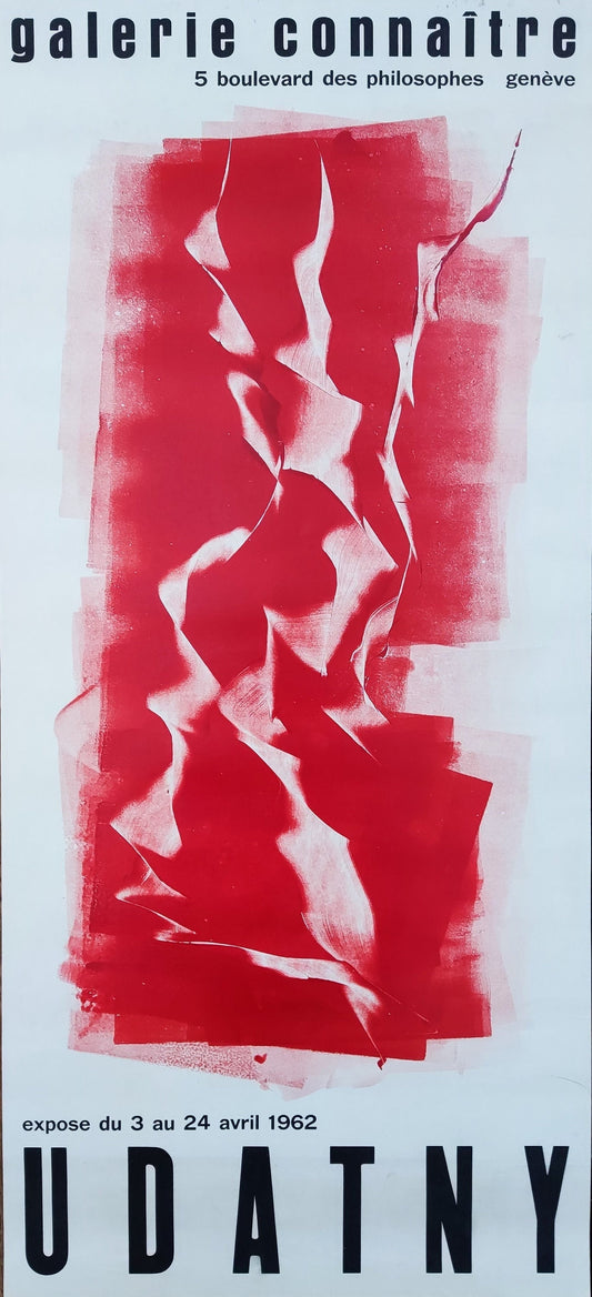 Vladimir Udatny original art poster - 12.6"×27.6" (32×70cm)