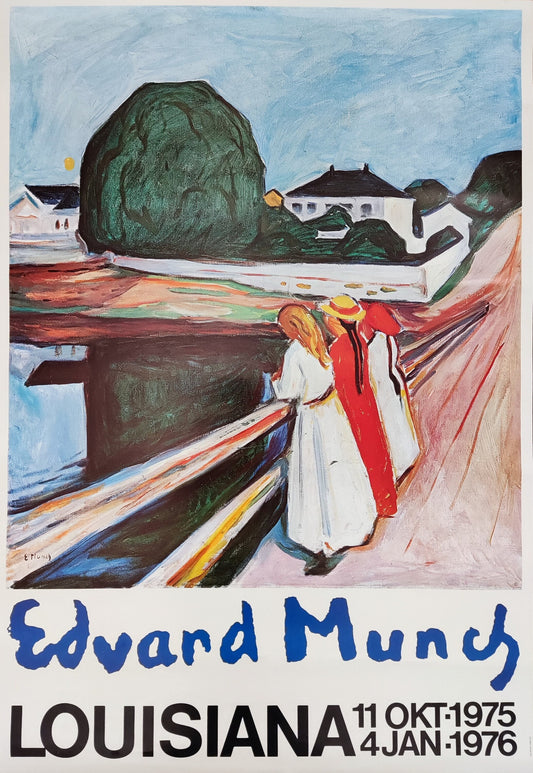 Eduard Munch original art poster - 24.5"×43.4" (62.2×110.2cm)