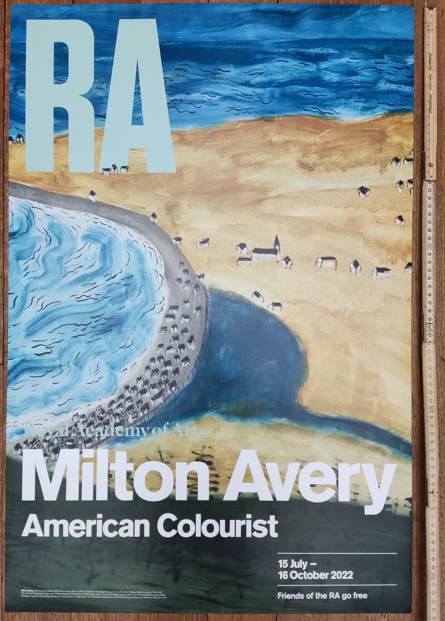 Milton Avery original art poster - 20.1"×30.7" (51×78cm)