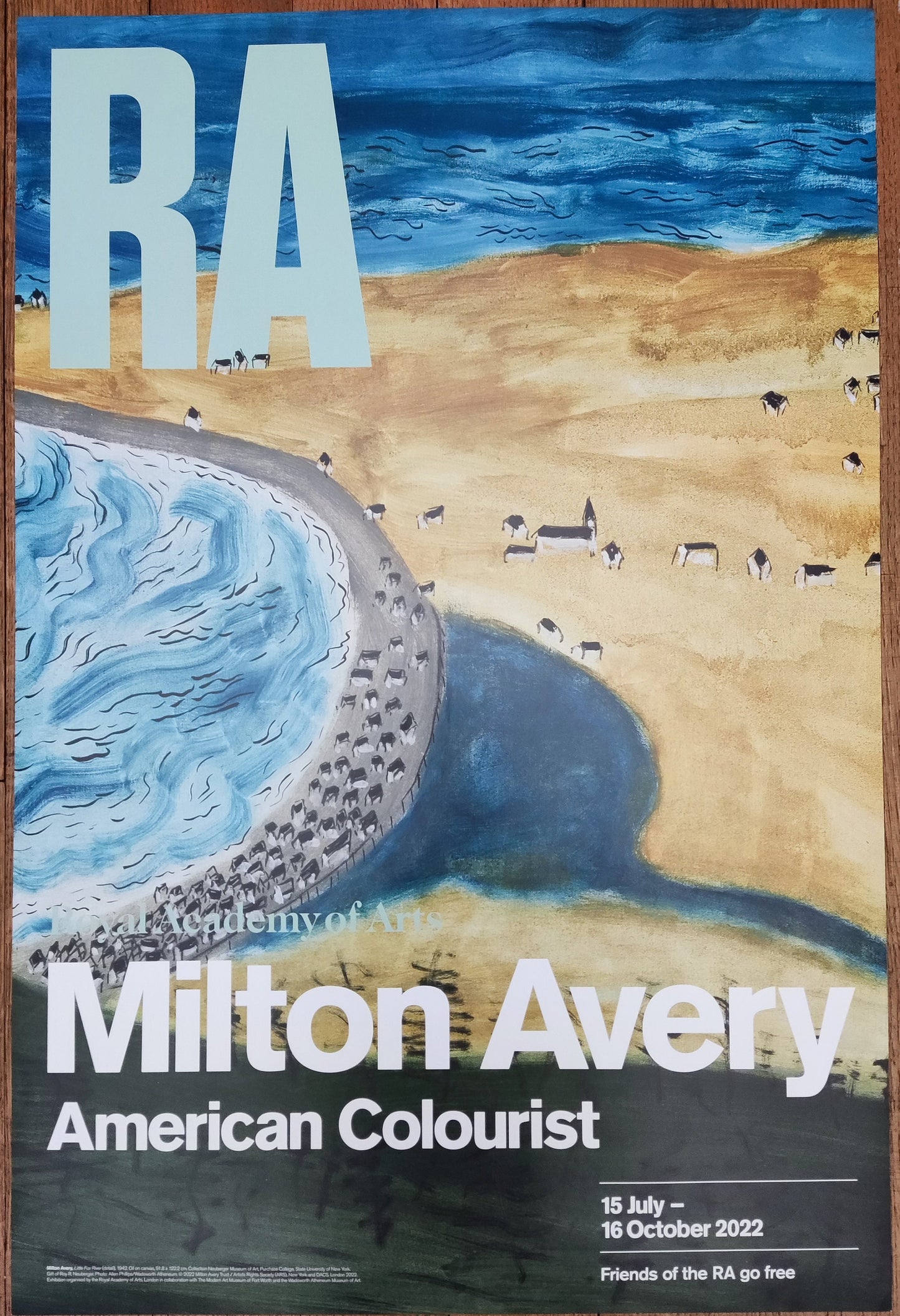 Milton Avery original art poster - 20.1"×30.7" (51×78cm)