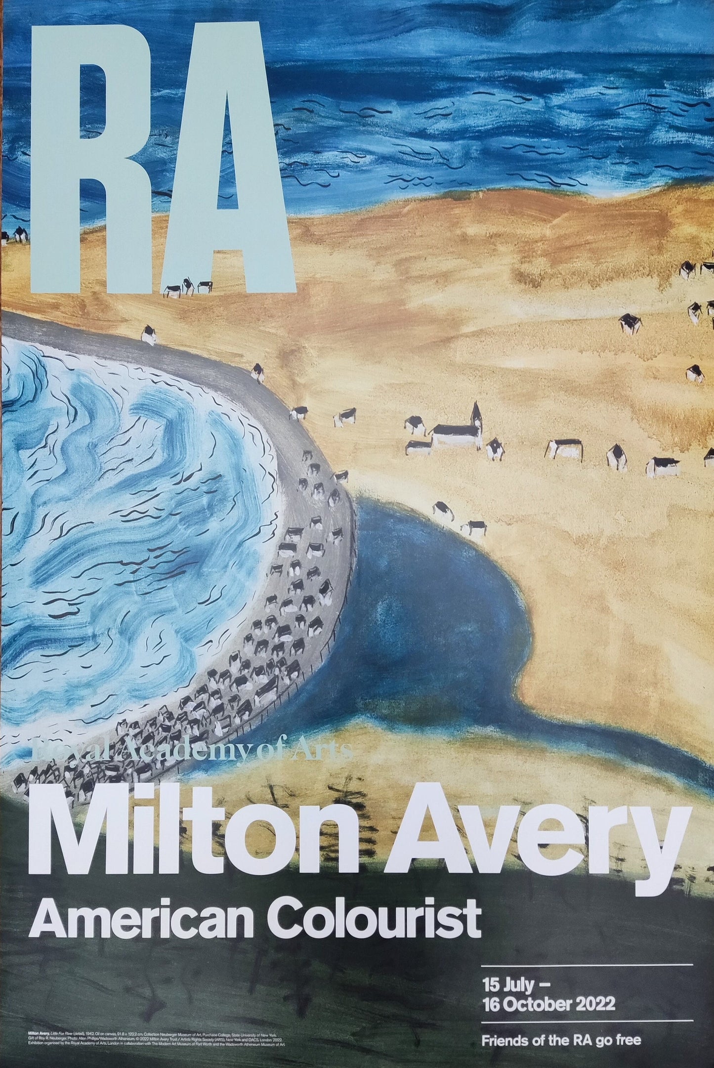 Milton Avery original art poster - 20.1"×30.7" (51×78cm)