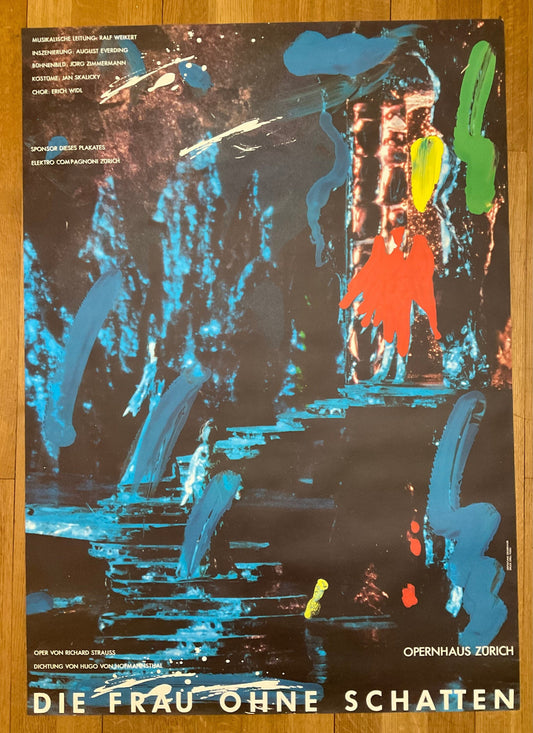Die Frau ohne Schatten original art poster - 35.6"×50.2" (90.5×127.5cm)