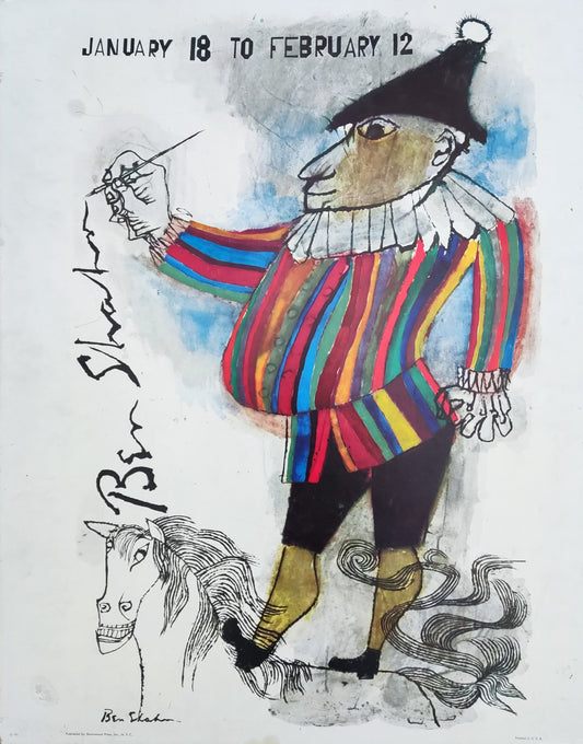 Ben Shahn original art poster used - 22.0"×28.0" (56×71cm)