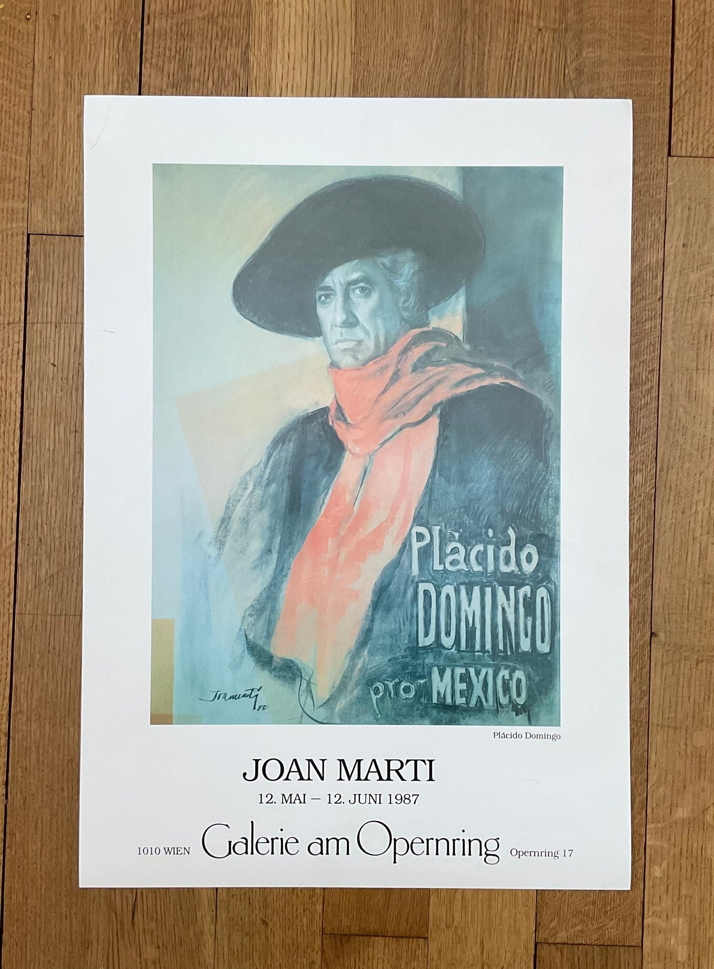Joan Marti vintage art poster - 17.3"×25.0" (44×63.4cm)