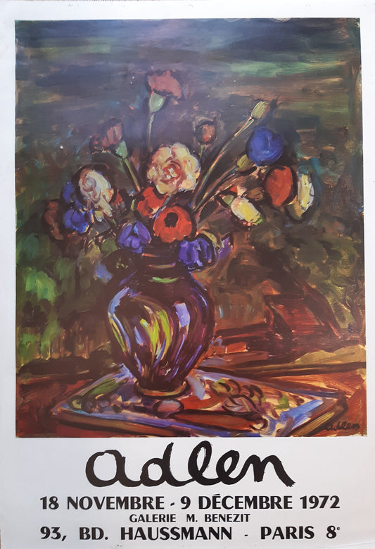 Michel Adlen vintage art poster - 19.7"×28.1" (50×71.5cm)