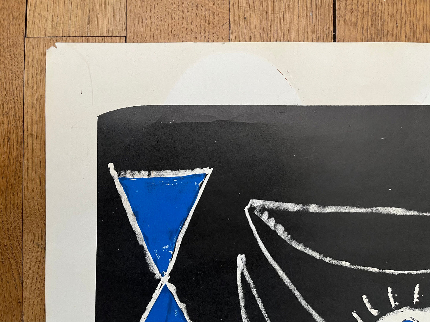 Ionesco original art poster signed - 21.3"×32.7" (54×83cm)